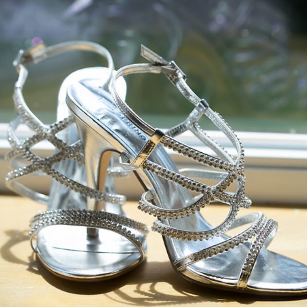 Silver heels